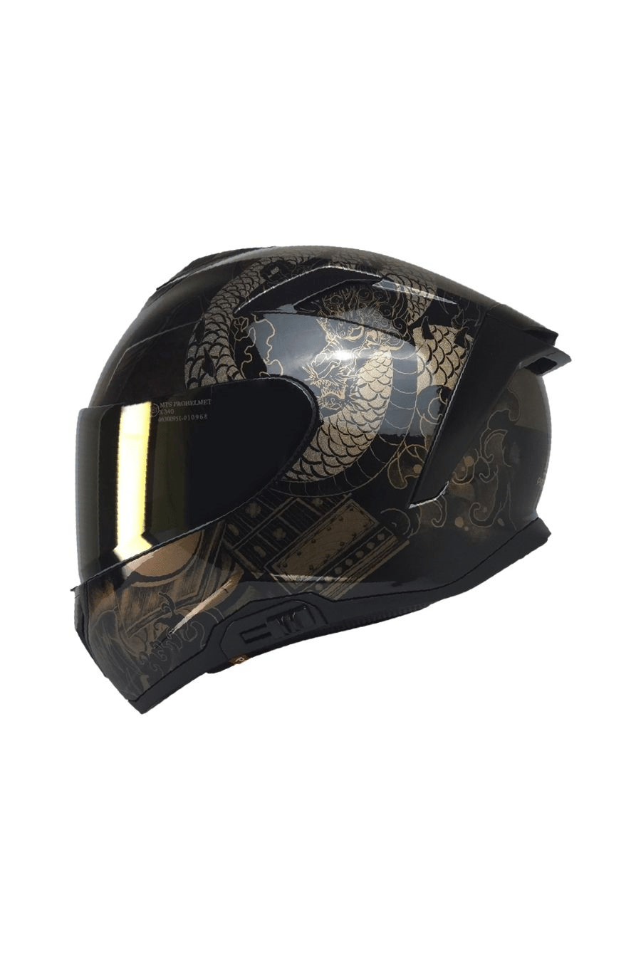 MTS X340 Goldy Full Face Motosiklet Kaskı - MotoDede