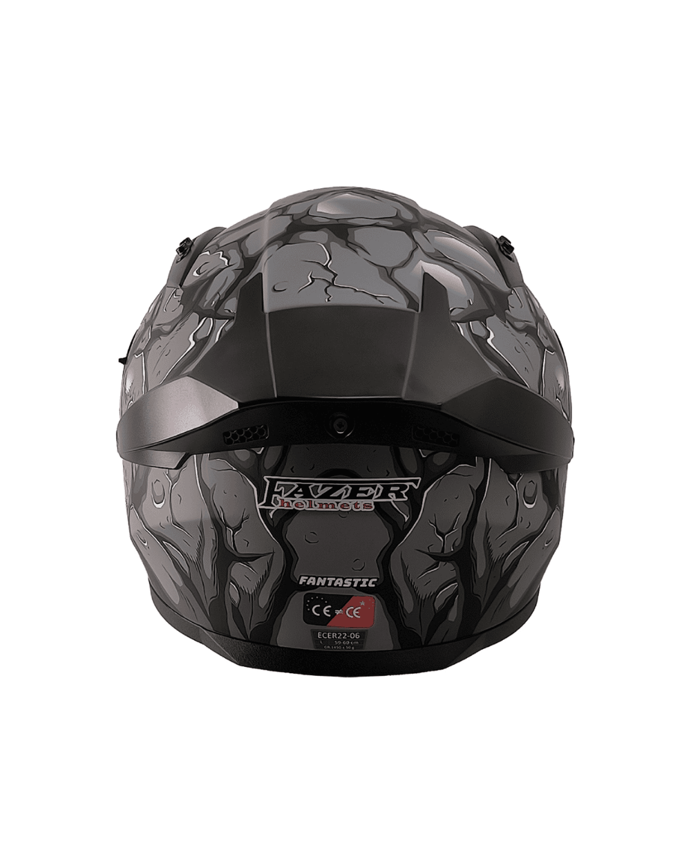 Fazer Helmets FX-211X Full Face Güneş Vizörlü Kask - Fantastic Grey - MotoDede