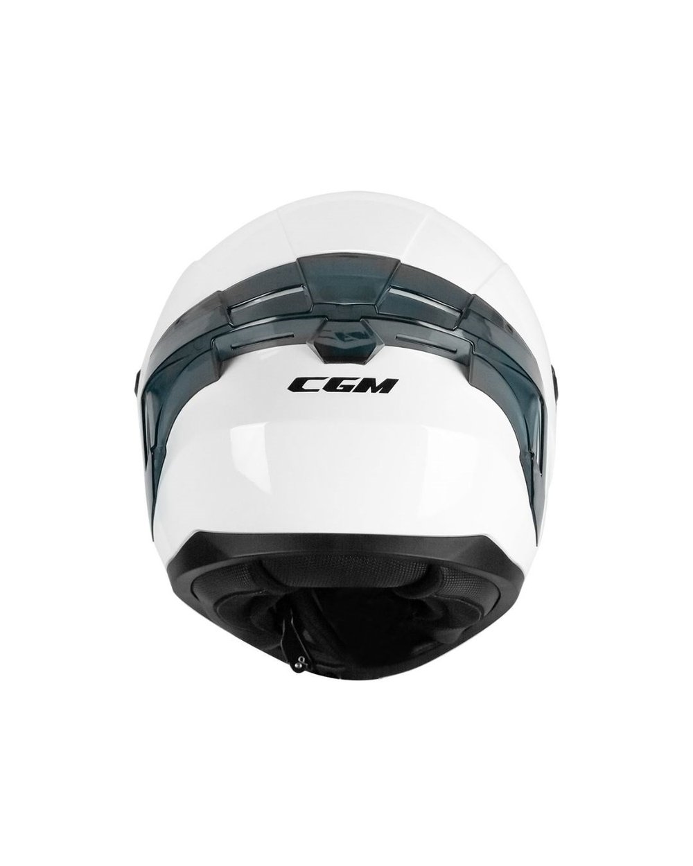 CGM 330A Riot Sport Spoylerli Tam Kapalı Kask - Beyaz - MotoDede