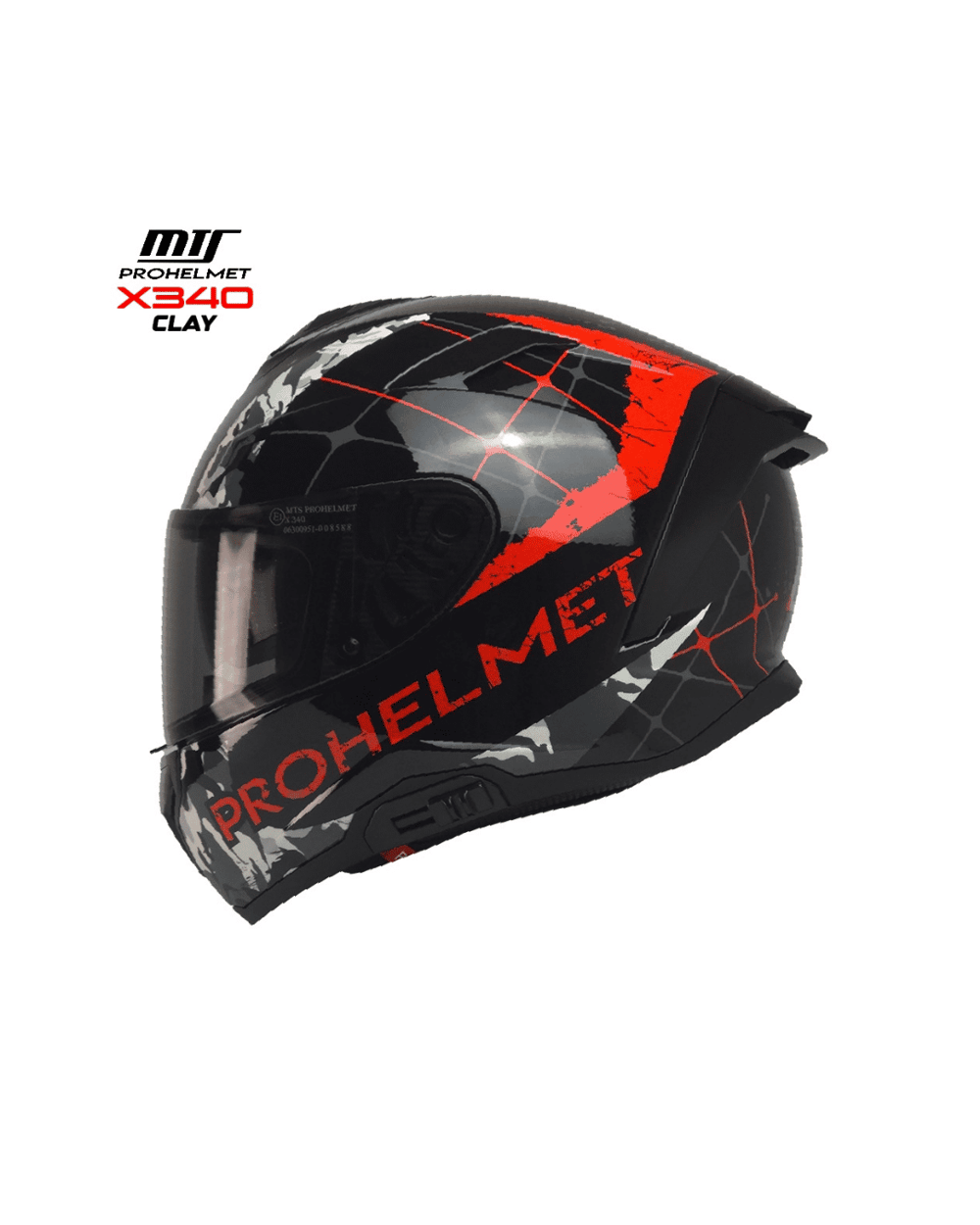 MTS X340 Full Face Kask - Clay - MotoDede
