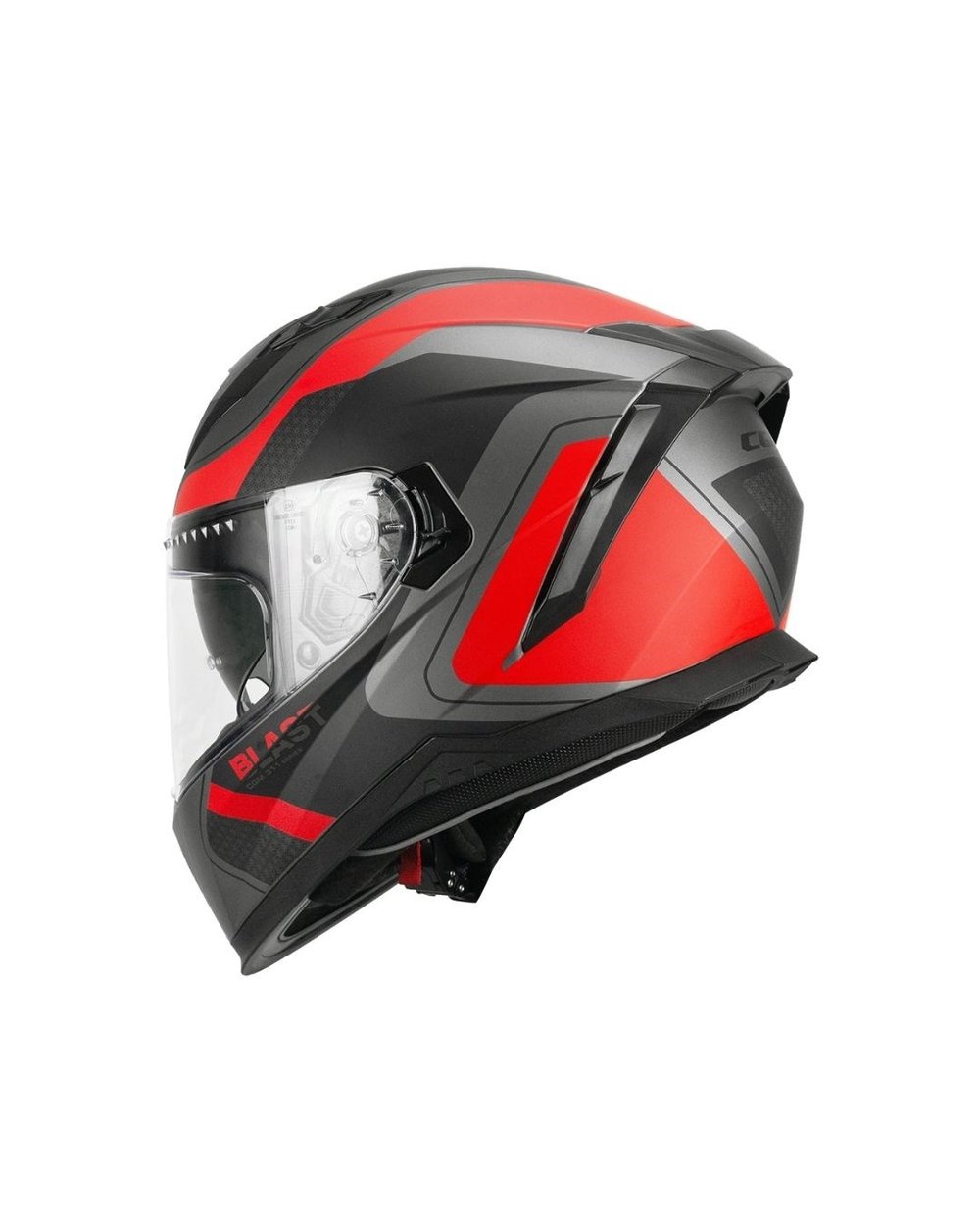 CGM 311R Blast Race Tam Kapalı Kask - Antrasit/Kırmızı - MotoDede