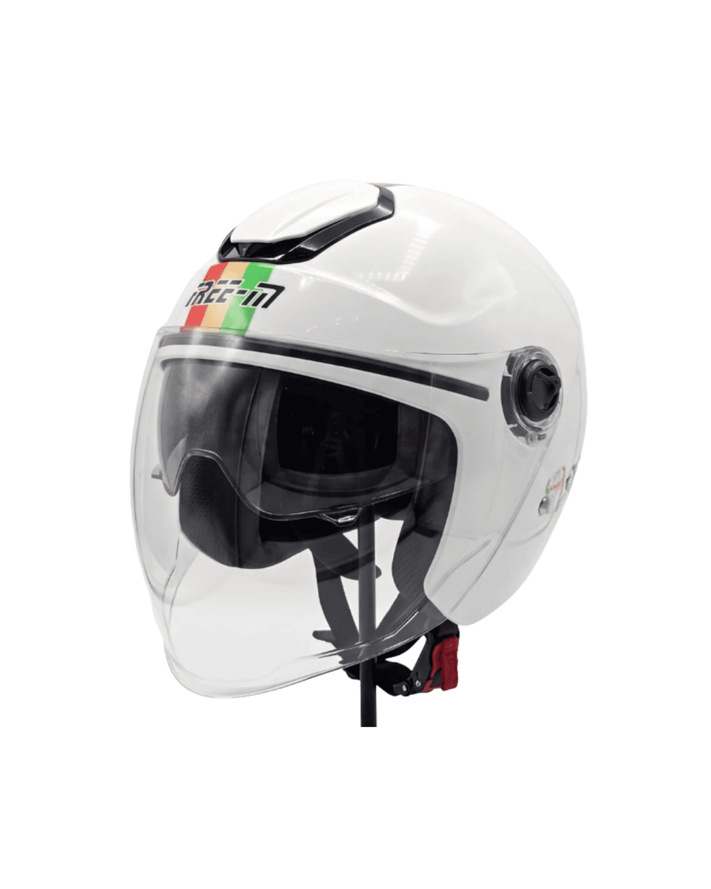Free-M YA-665VR Güneş Vizörlü Yarım Kask - Italian Gold - MotoDede