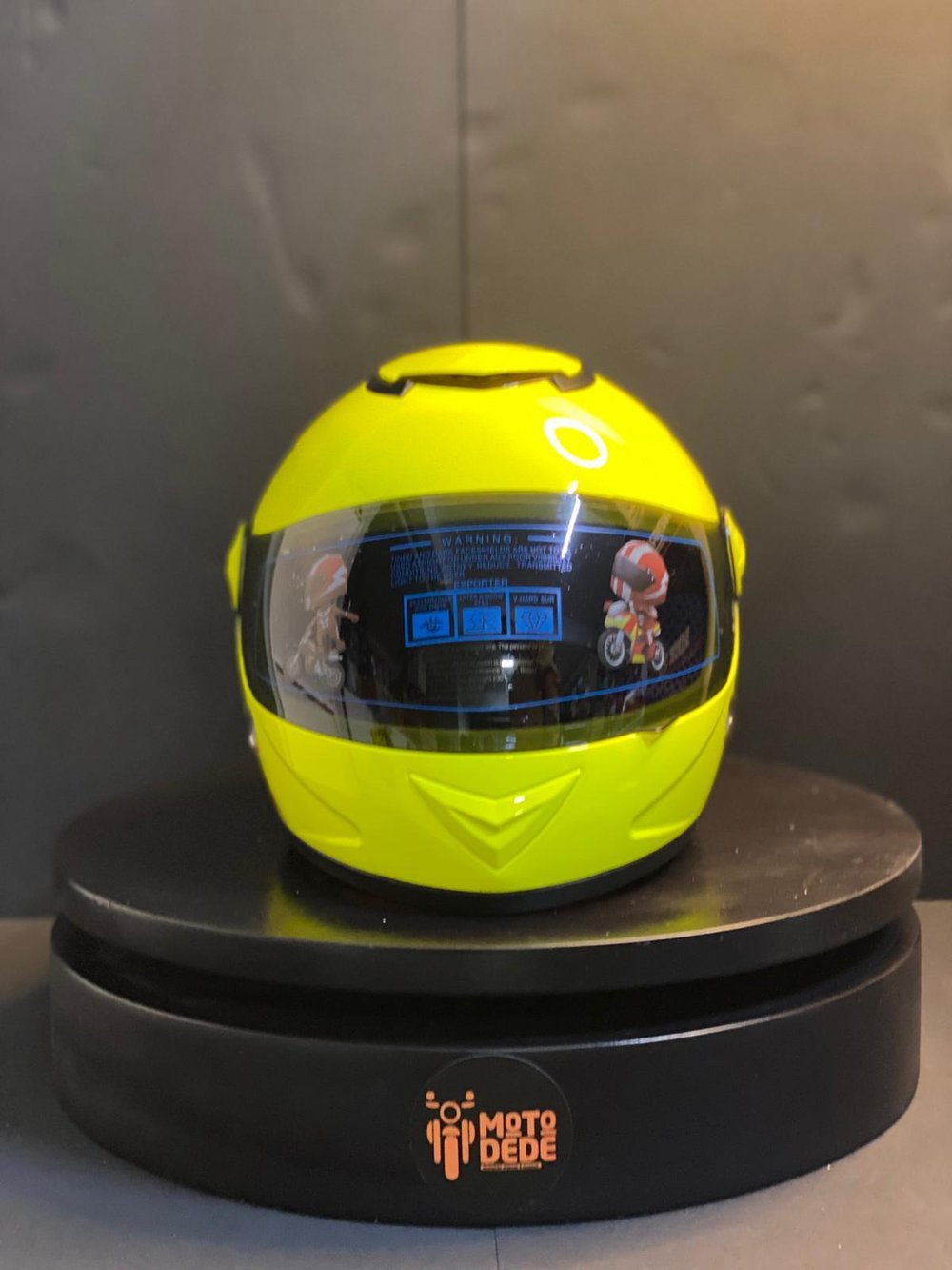 MTS SY118 Full Face Çocuk Kaskı İskelet Deseni