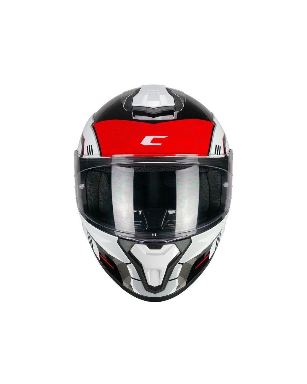 CGM 330R Riot Space Spoylerli Tam Kapalı Kask - Siyah/Kırmızı - MotoDede