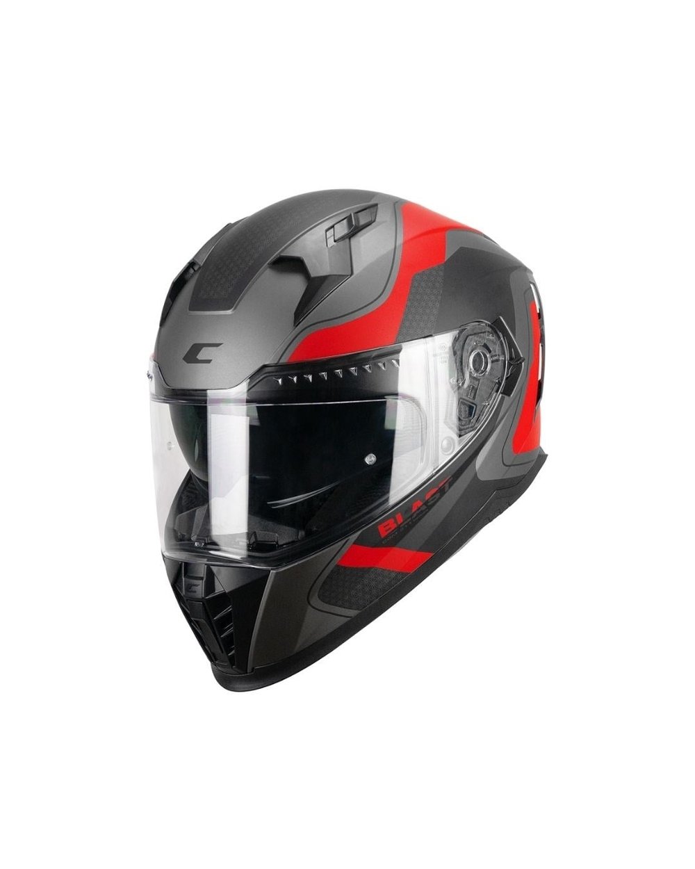 CGM 311R Blast Race Tam Kapalı Kask - Antrasit/Kırmızı - MotoDede