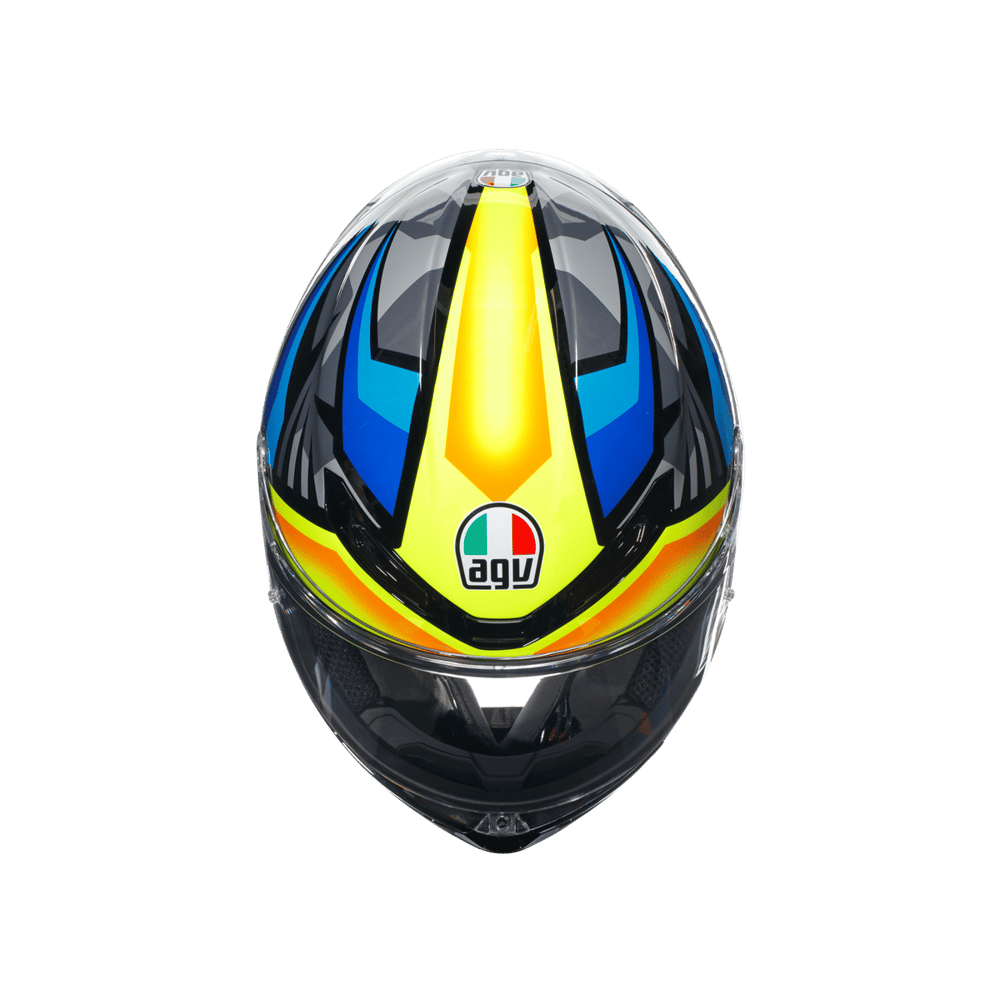Agv Kask/K6 S Mplk Joan Blk Blue Ylw