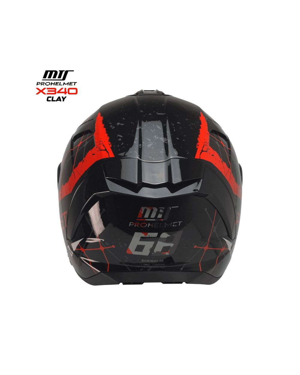 MTS X340 Full Face Kask - Clay - MotoDede