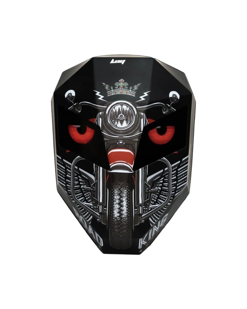Jarmend T9-01 Print Motosiklet Desenli LED Akıllı Çanta - MotoDede