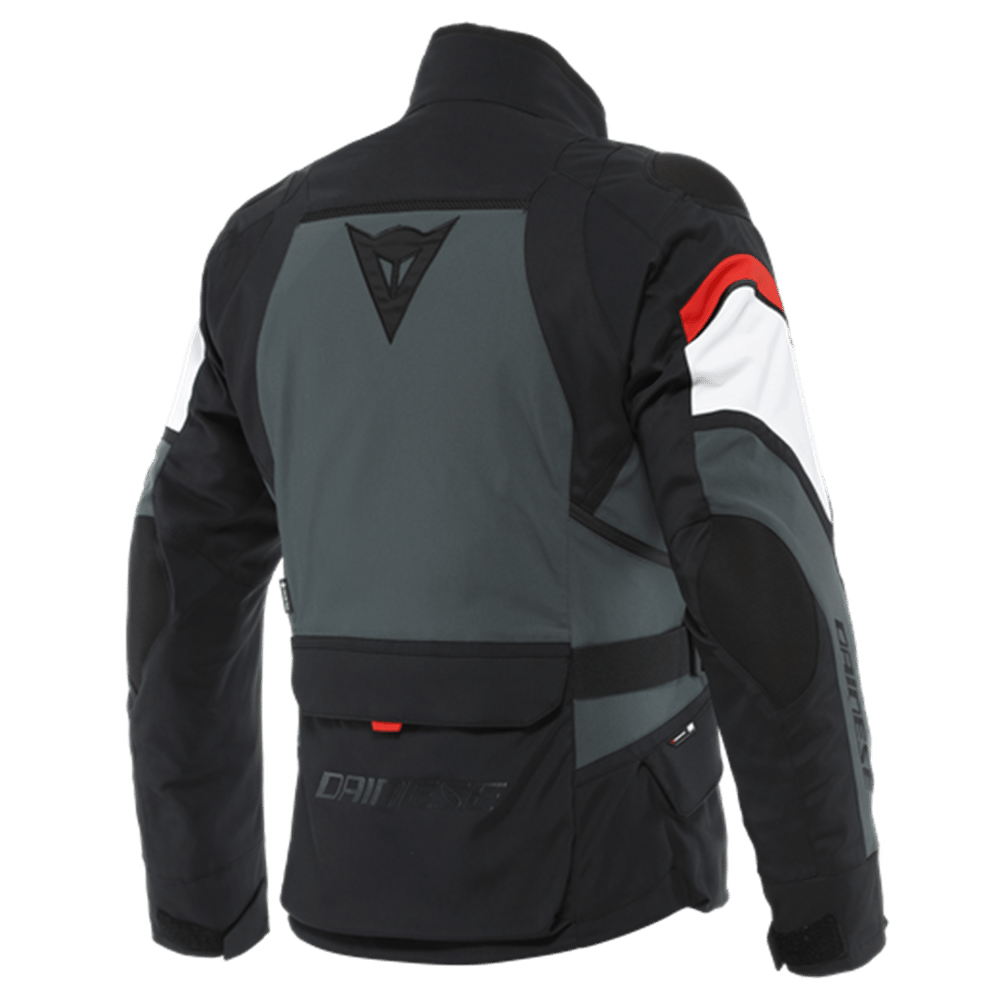 DAINESE CEKET/CARVE MASTER 3 G.TEX BLK EBONY LAVA-RED