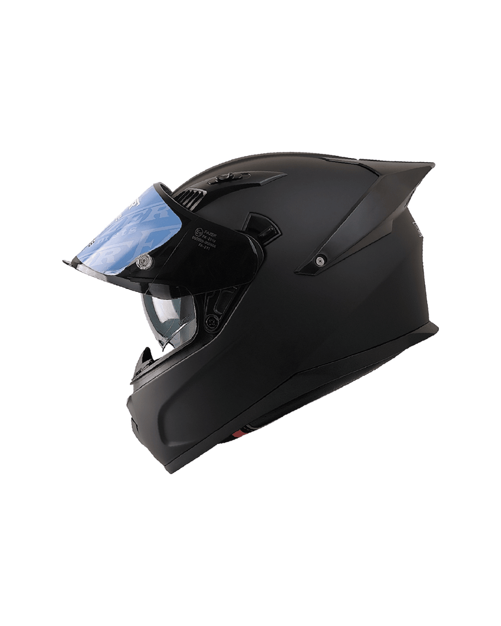 Fazer Helmets FX-211X Full Face Güneş Vizörlü Kask - Mat Black - MotoDede