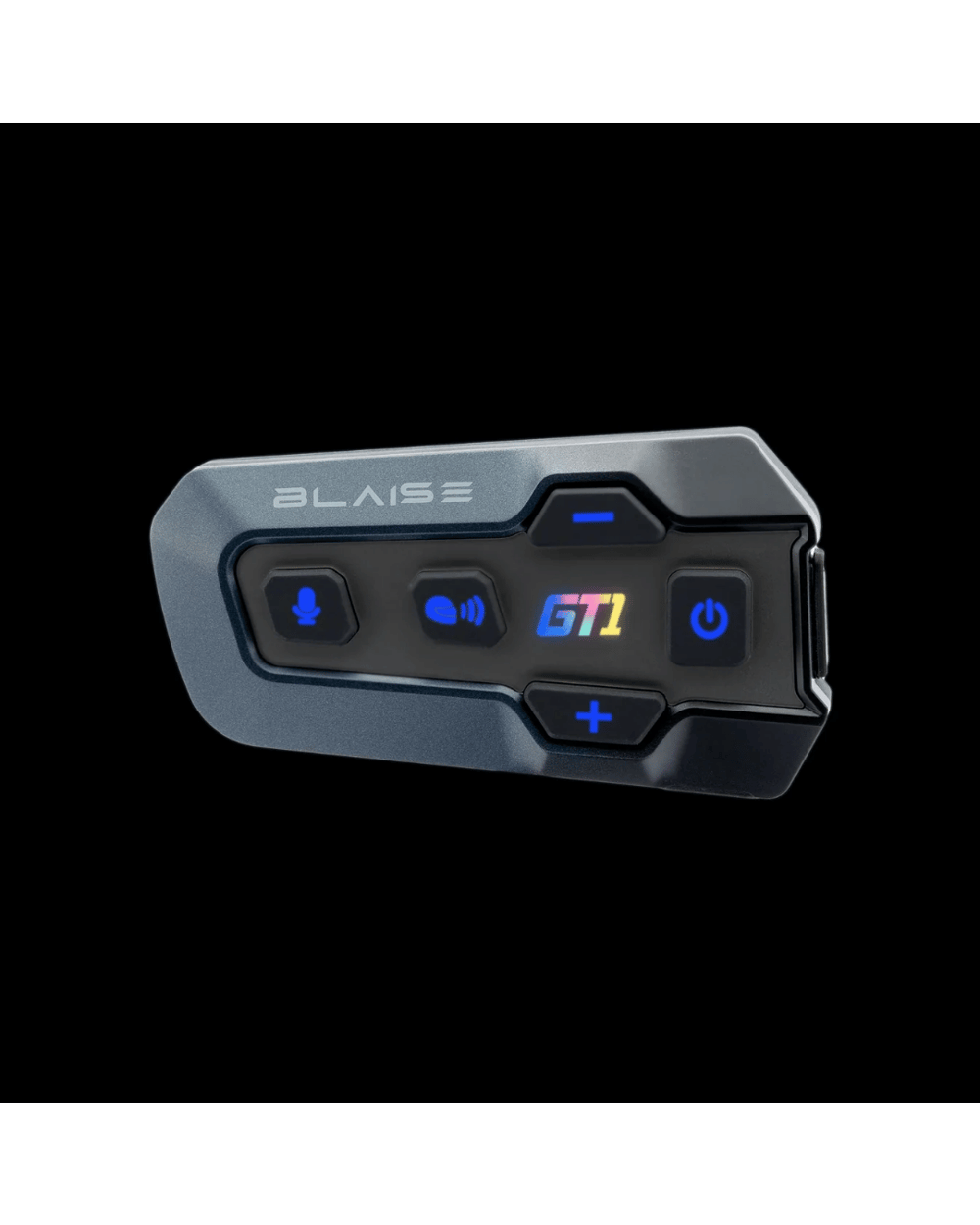 Blaise GT1 Bluetooth Motosiklet İnterkom ve İletişim Sistemi - Siyah (Black)