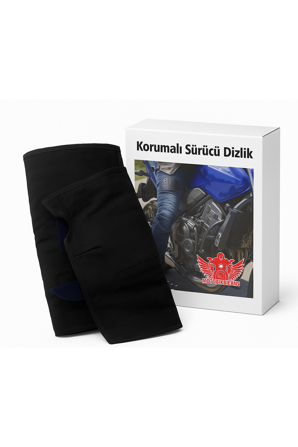 Motobike Jeans Aramid Destekli Motosiklet Dizliği (Ped Hazneli)
