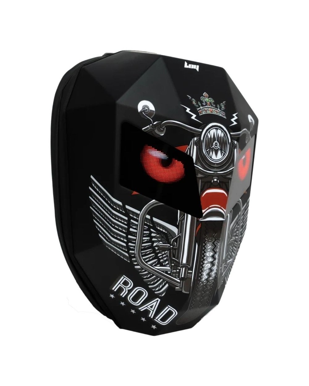 Jarmend T9-01 Print Motosiklet Desenli LED Akıllı Çanta - MotoDede