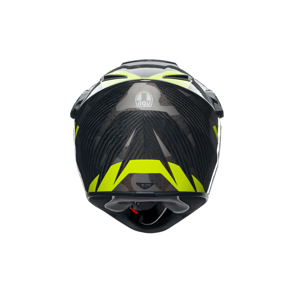AGV KASK/ AX9 E2206 MPLK STEPPA CARBON/GREY/YELLOW MO124 /