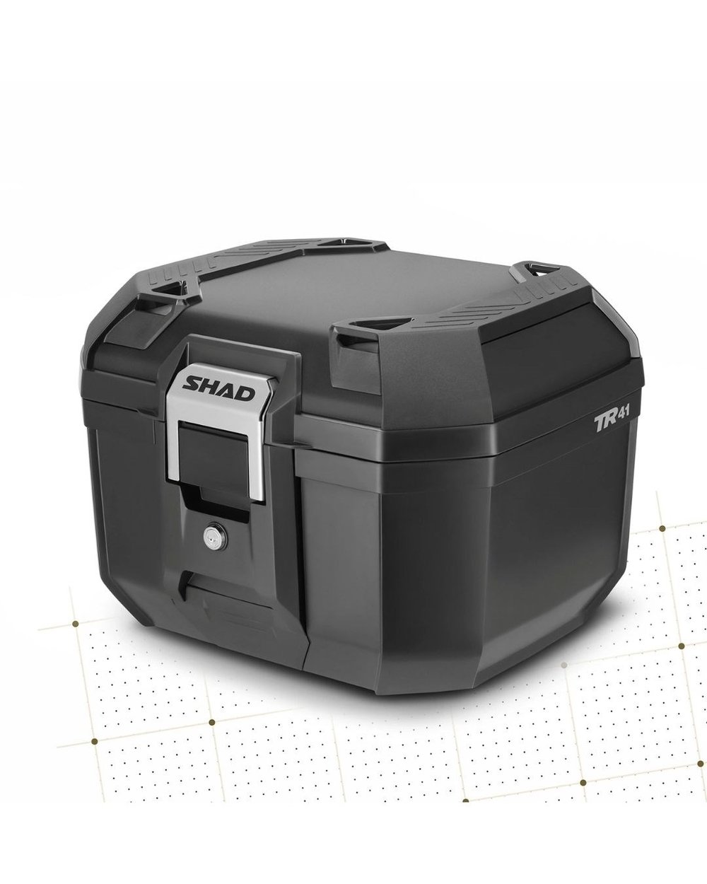 SHAD Terra TR-41 Black Alüminyum Arka Çanta (41 Litre) - MotoDede