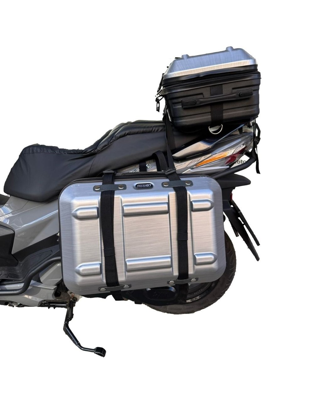 Forte GT 70901 Silver Körüklü Yan Heybe Çanta - MotoDede