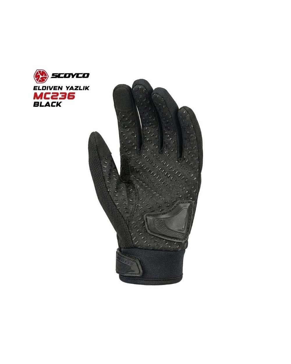 Scoyco MC236 Yazlık Motosiklet Eldiveni - Siyah - Motodede