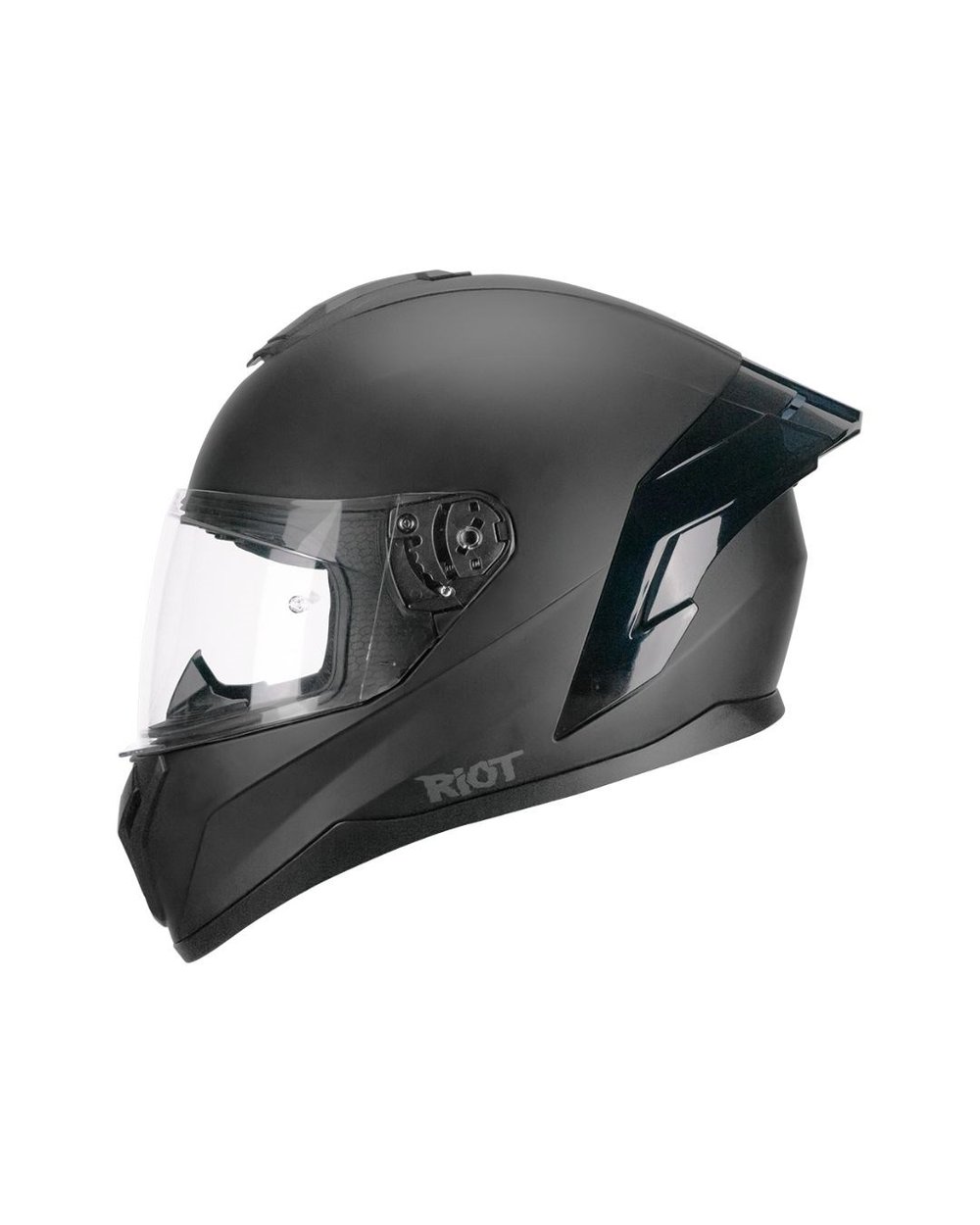 CGM 330A Riot Sport Spoylerli Tam Kapalı Kask - Siyah - MotoDede