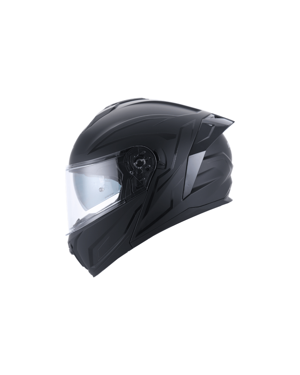 Sway SW-919 Shiny Stripe Black Çene Açılır Motosiklet Kaskı - Motodede