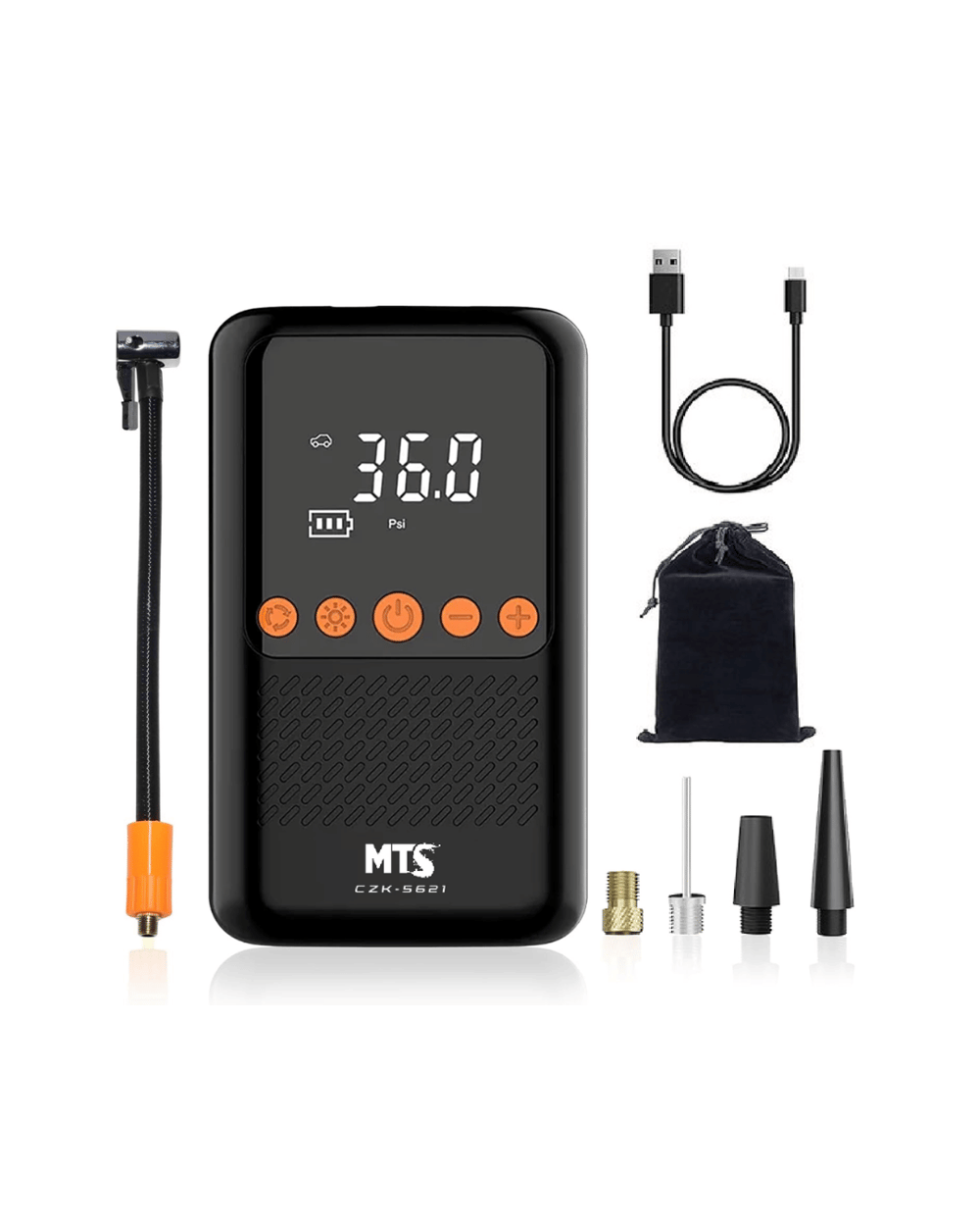 MTS CZK-5621 Şarjlı Taşınabilir Lastik Şişirme Cihazı - 150 PSI - MotoDede