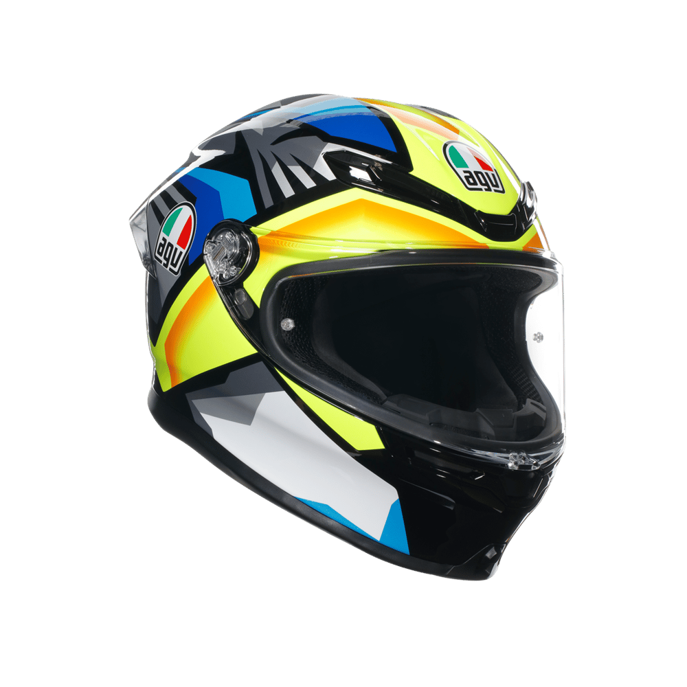 Agv Kask/K6 S Mplk Joan Blk Blue Ylw