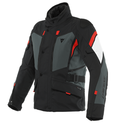 DAINESE CEKET/CARVE MASTER 3 G.TEX BLK EBONY LAVA-RED