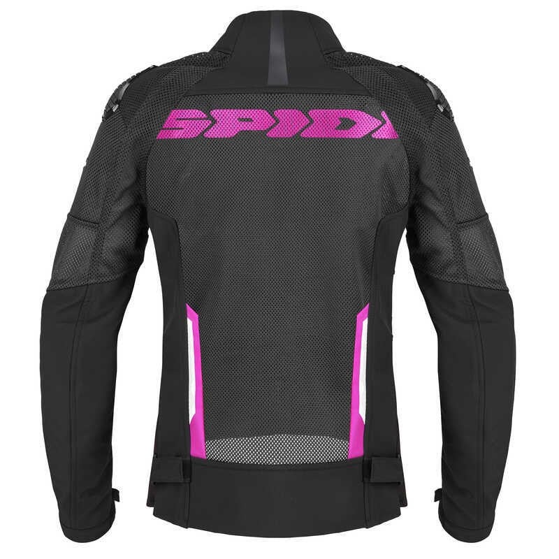 SPIDI RACE WARRIOR 2 NET LADY YAZLIK CEKET SİYAH FUŞYA