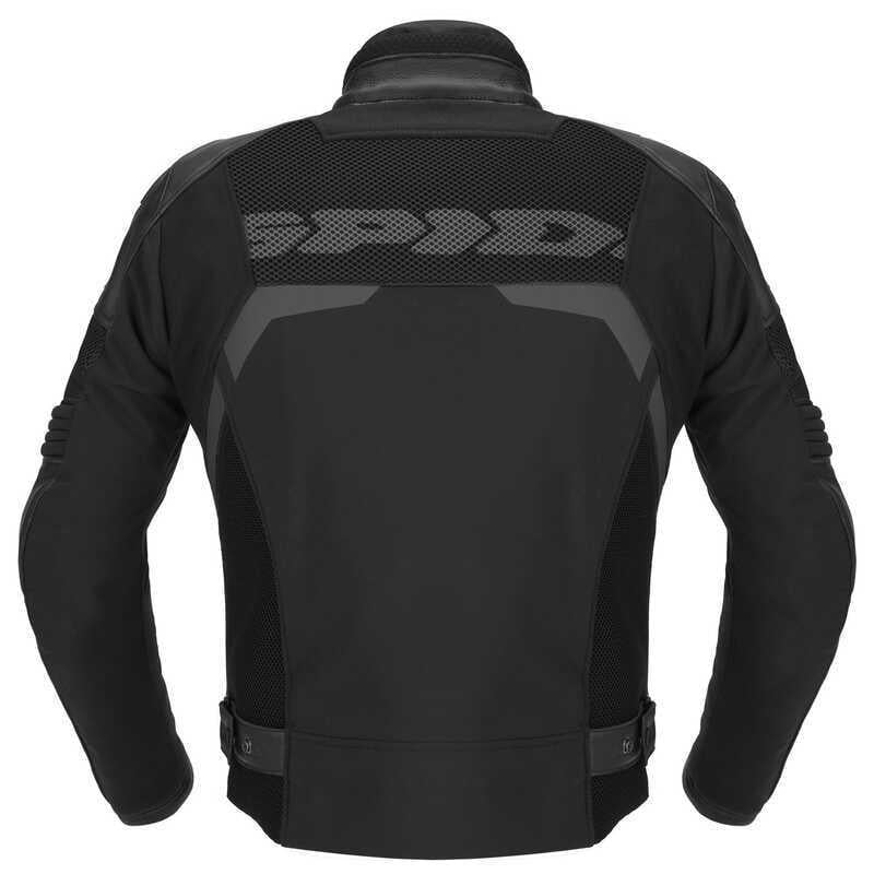 SPIDI RAPID H2OUT DERİ CEKET SİYAH