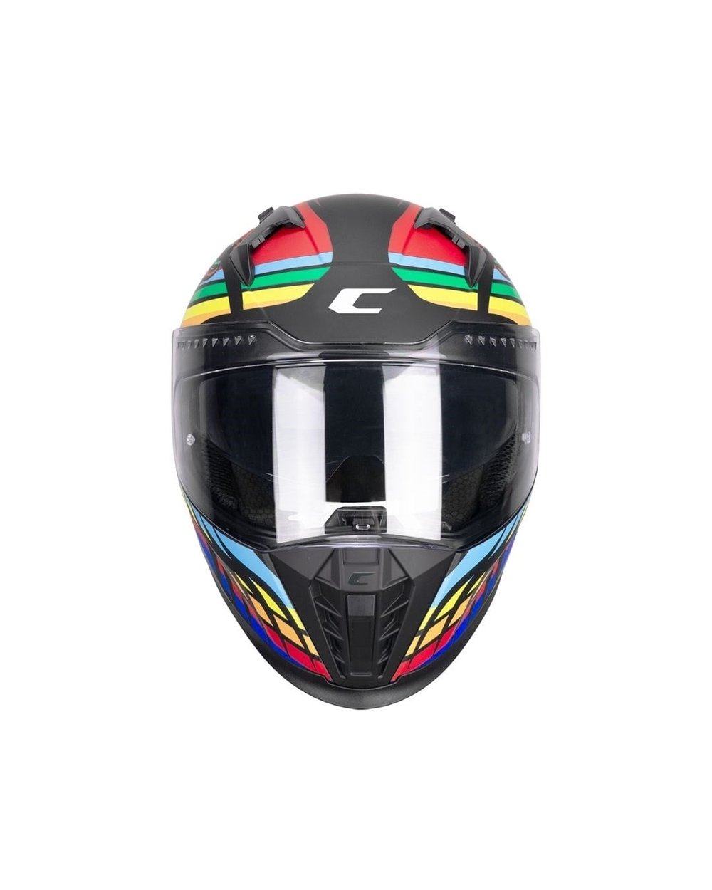 CGM 311X Blast Skull Tam Kapalı Kask - Gökkuşağı - MotoDede