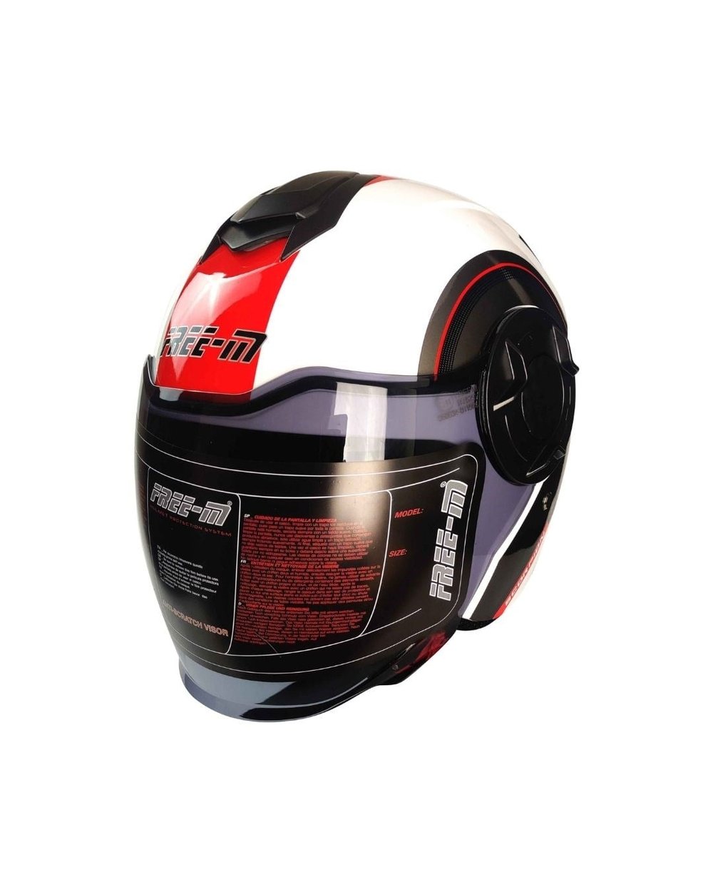 FREE-M FR-665 Yarım Kask Circle Grafik - MotoDede