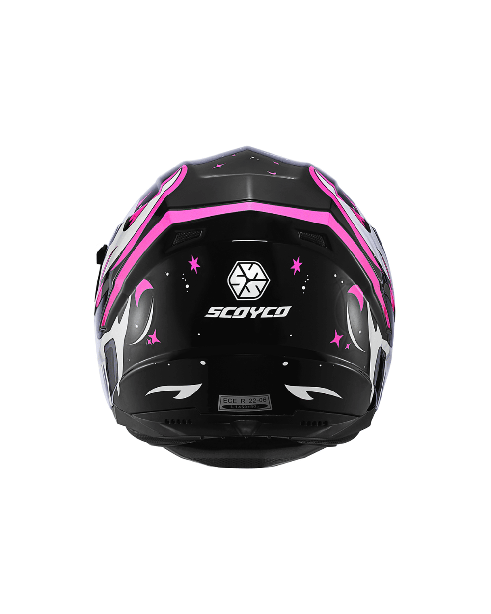 Scoyco FF-869 Skull - Full Face Motosiklet Kaskı - MotoDede