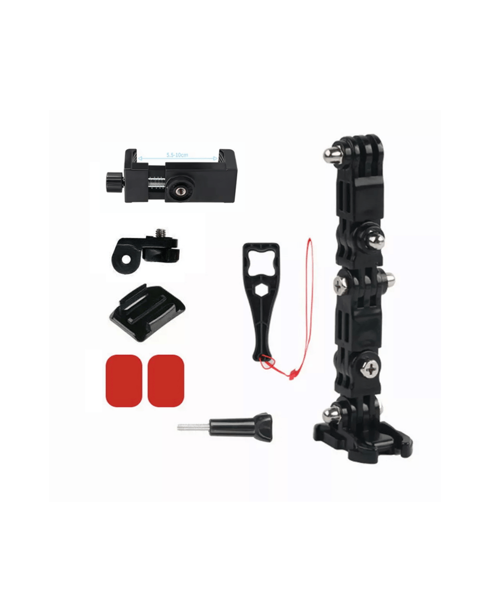 MTS XT91 Kask Telefon ve Aksiyon Kamera Tutucu - Full Face Uyumlu - MotoDede