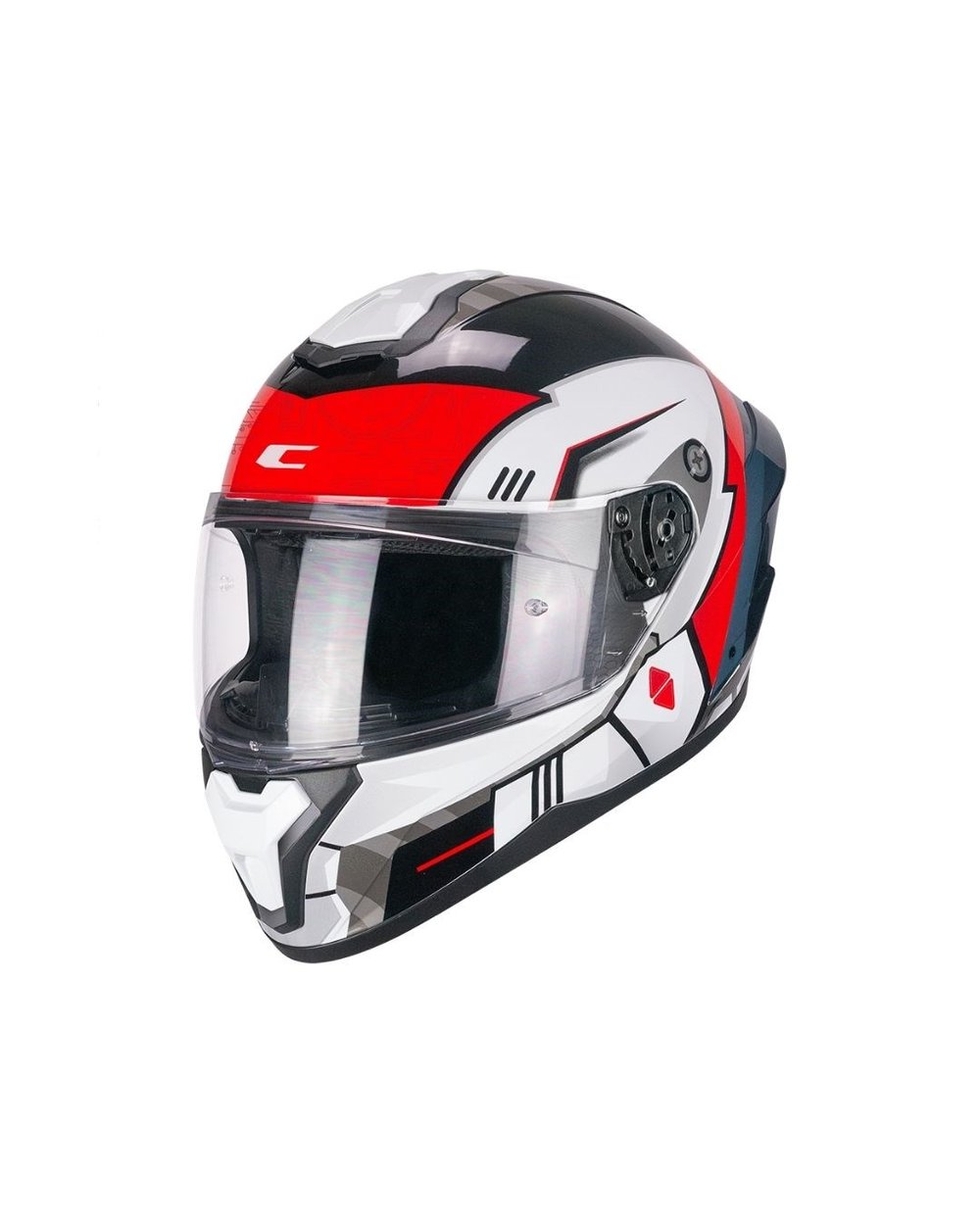 CGM 330R Riot Space Spoylerli Tam Kapalı Kask - Siyah/Kırmızı - MotoDede