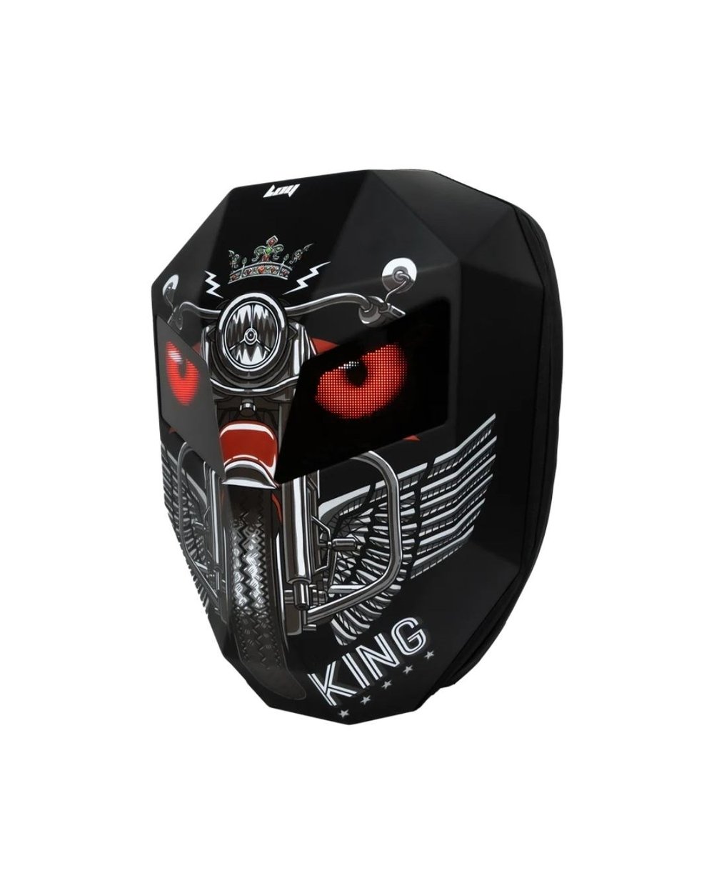 Jarmend T9-01 Print Motosiklet Desenli LED Akıllı Çanta - MotoDede