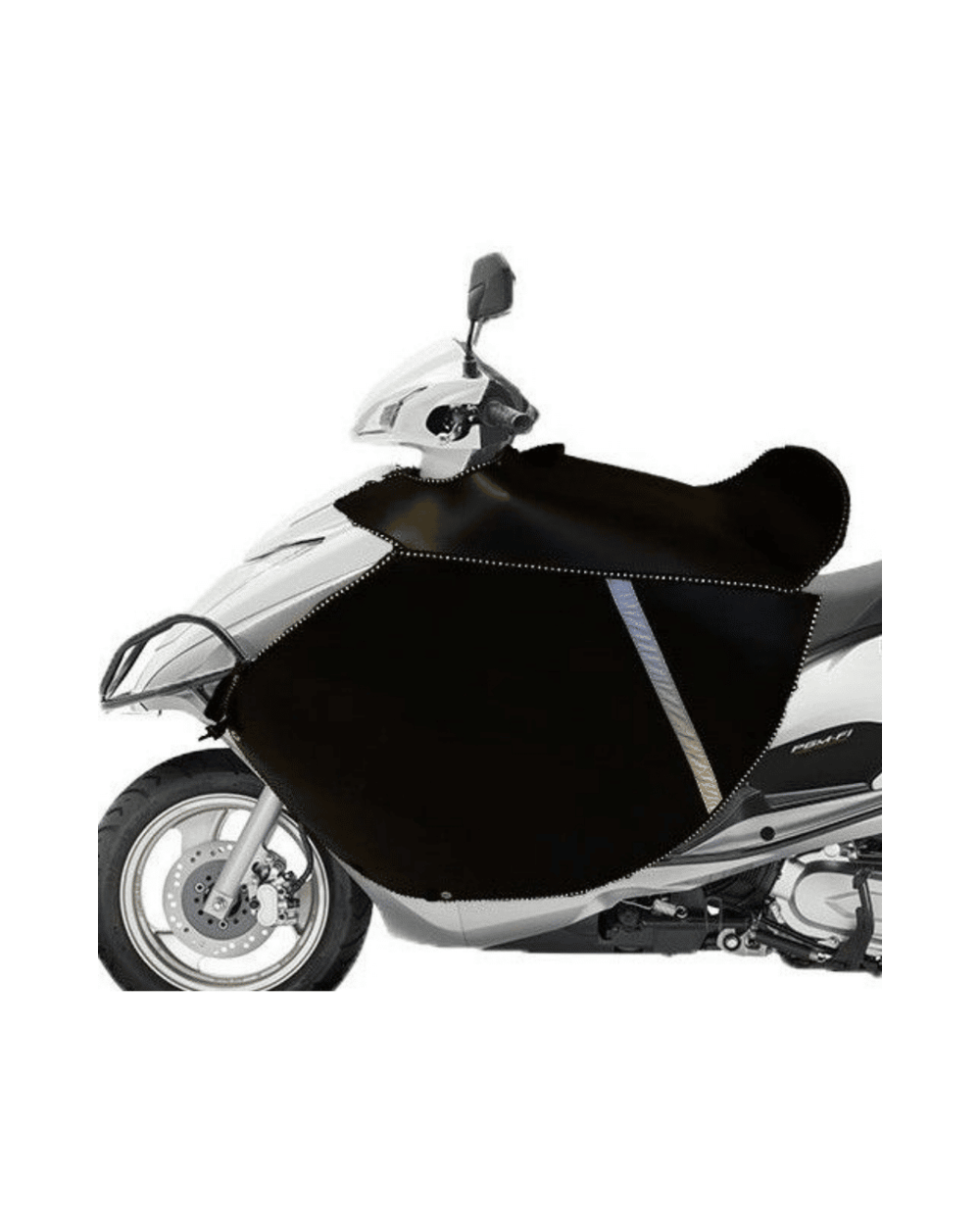 MTS DO-2 Universal Scooter Diz Örtüsü - Kalın Vinlex - 7mm Reflektörlü - MotoDede