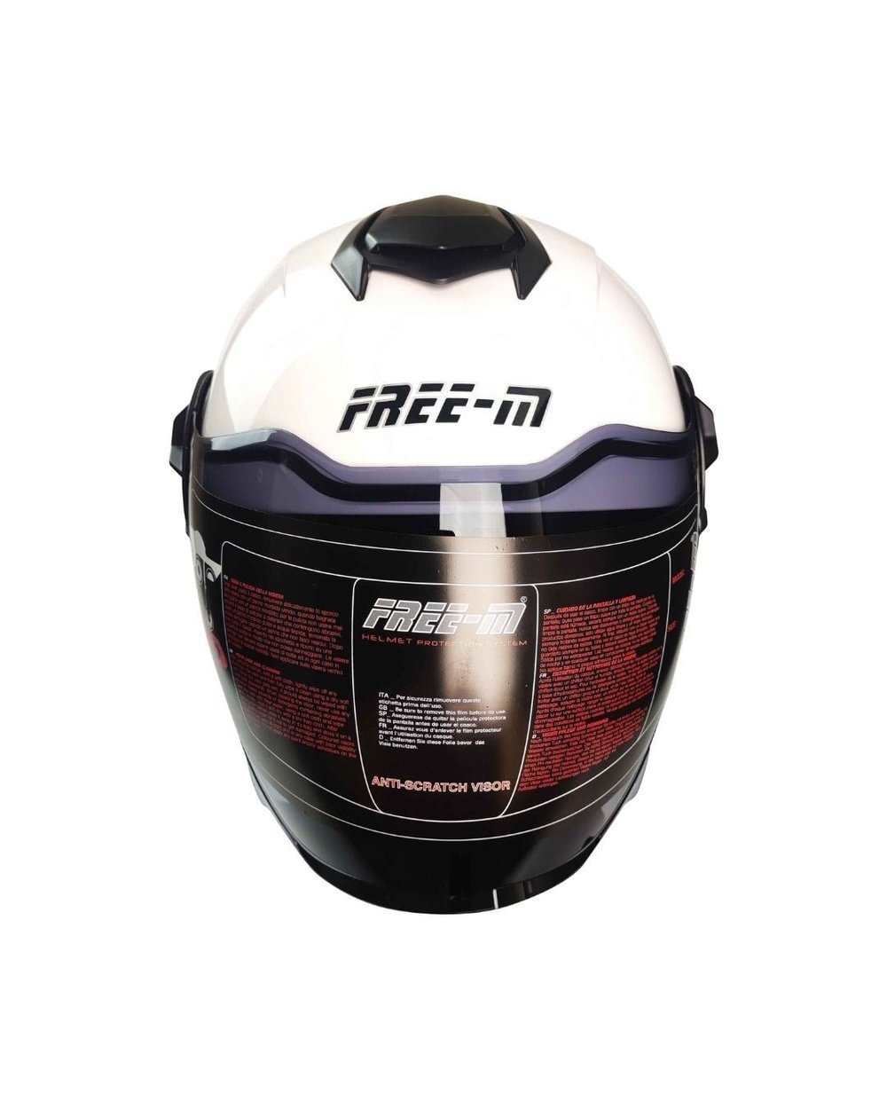 FREE-M FR-665 Yarım Kask White (Beyaz) - MotoDede