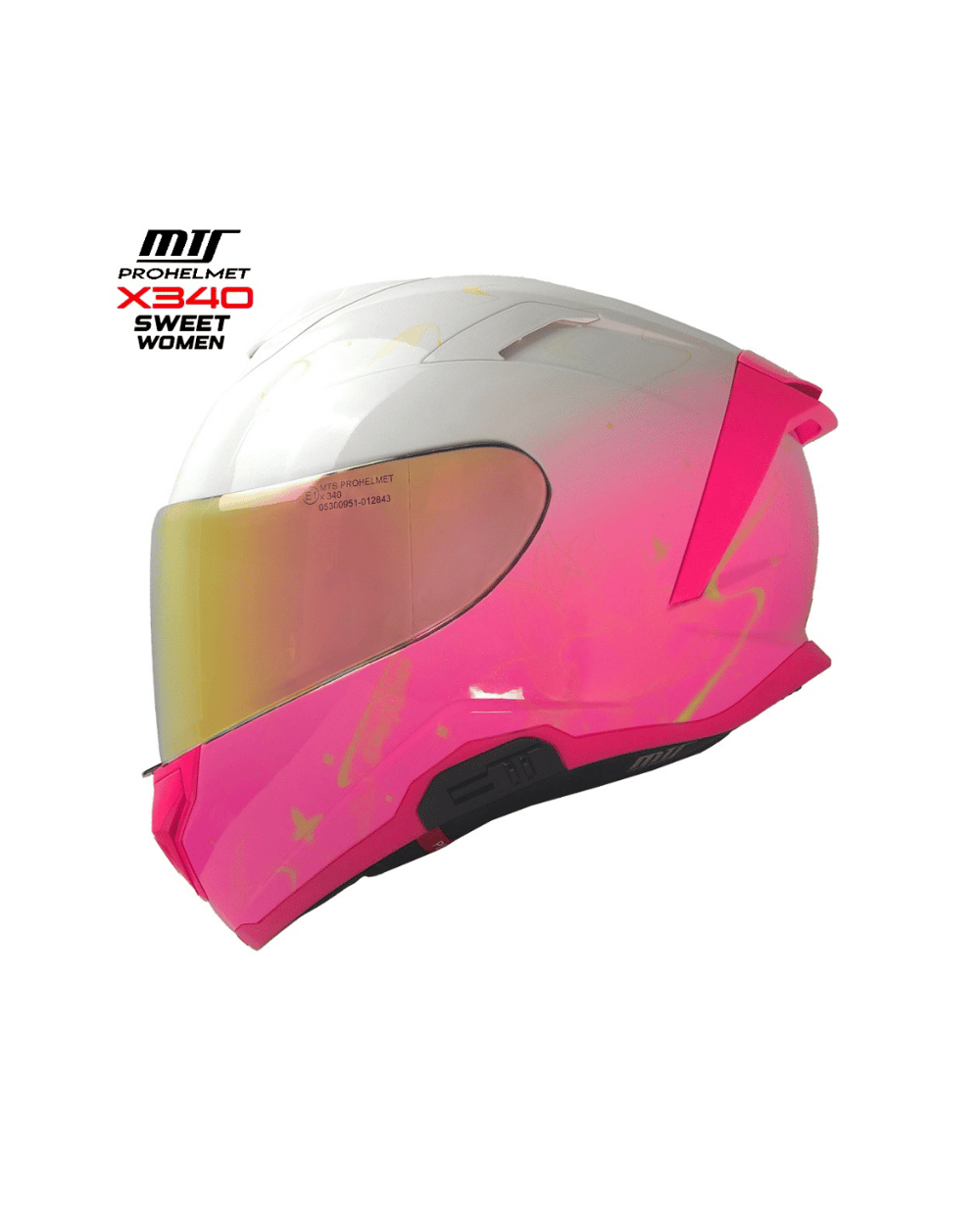 MTS Prohelmet X340 Sweet Women Tam-Yüz Motosiklet Kaskı - MotoDede