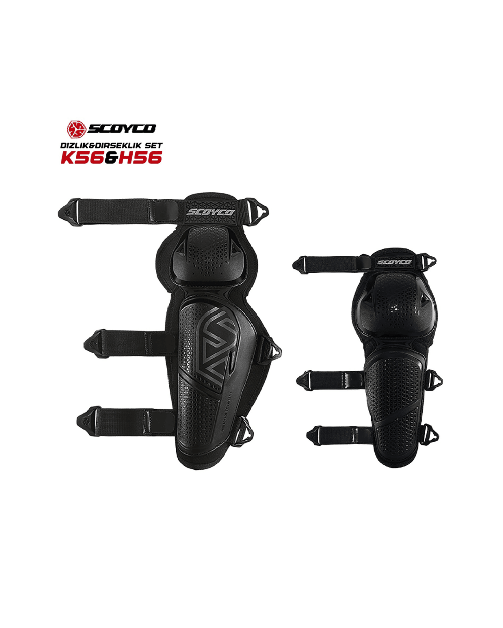 Scoyco K56 Dizlik & H56 Dirseklik Motosiklet Koruma Seti - MotoDede