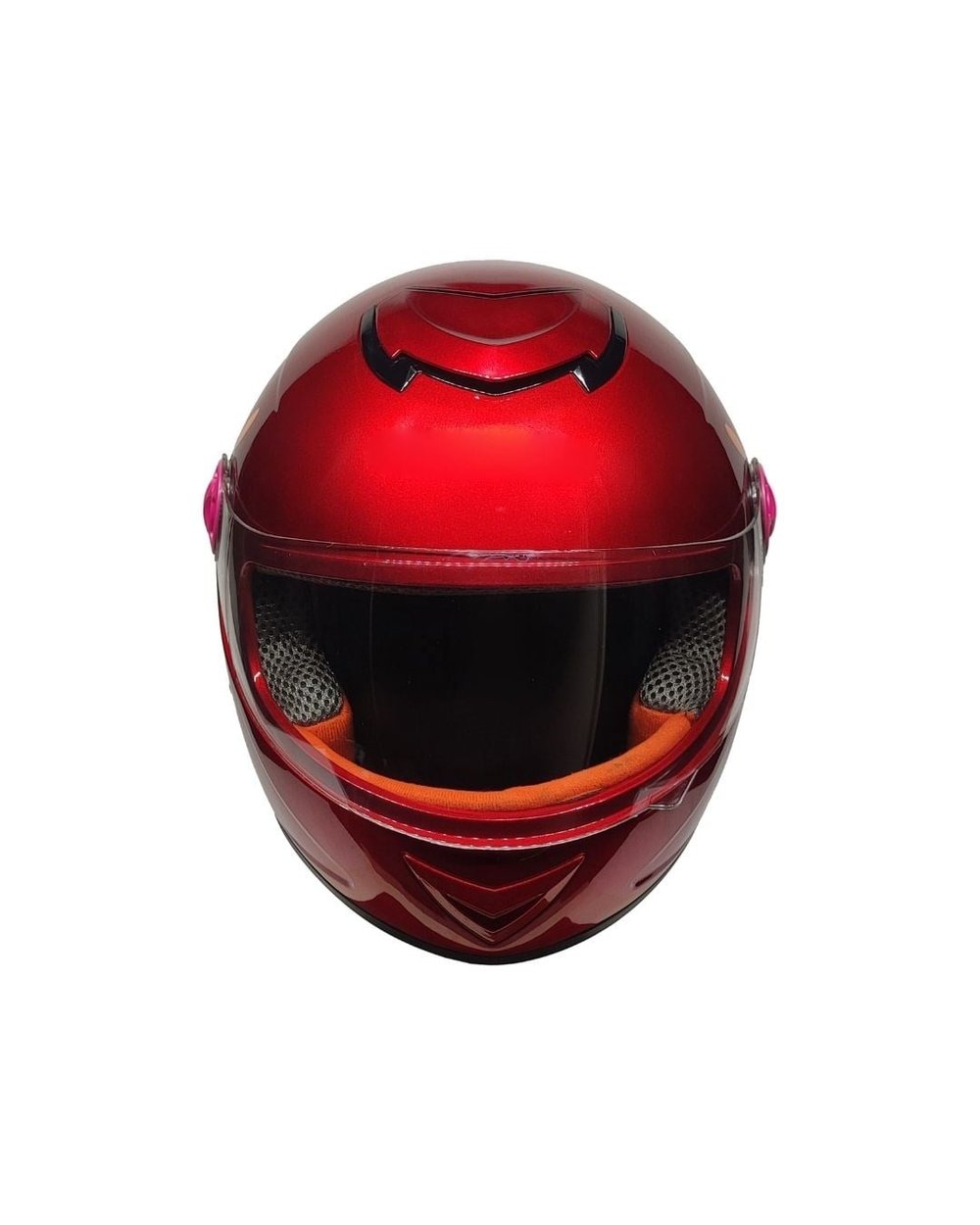 Pro Helmets YA-201VR Skull Kırmızı Kapalı Çocuk Kaskı - MotoDede