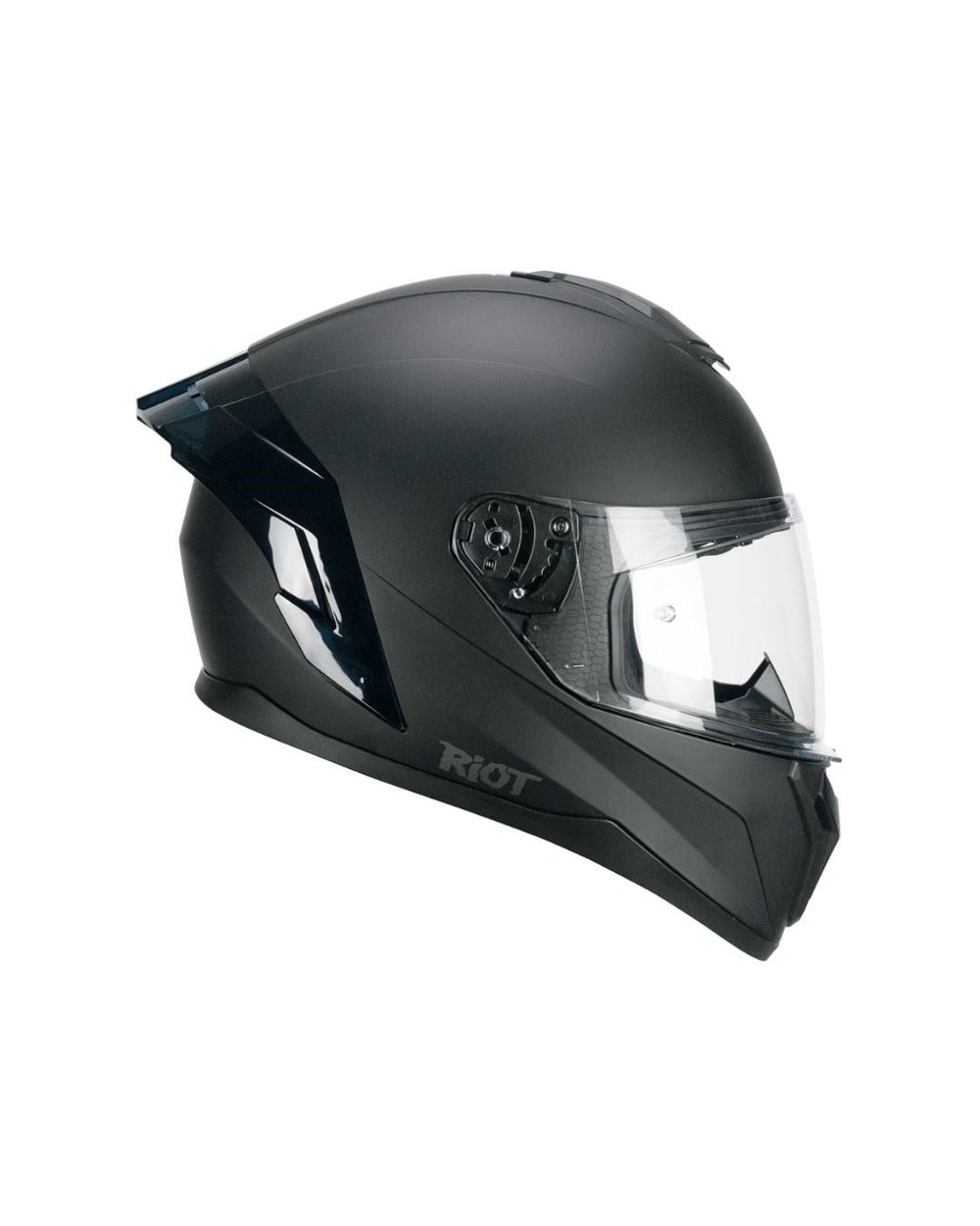 CGM 330A Riot Sport Spoylerli Tam Kapalı Kask - Siyah - MotoDede