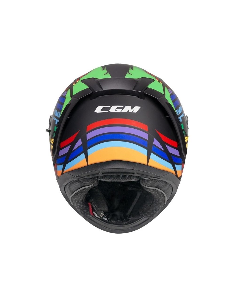 CGM 311X Blast Skull Tam Kapalı Kask - Gökkuşağı - MotoDede