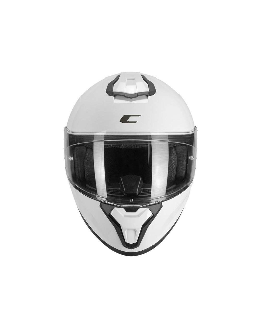 CGM 330A Riot Sport Spoylerli Tam Kapalı Kask - Beyaz - MotoDede
