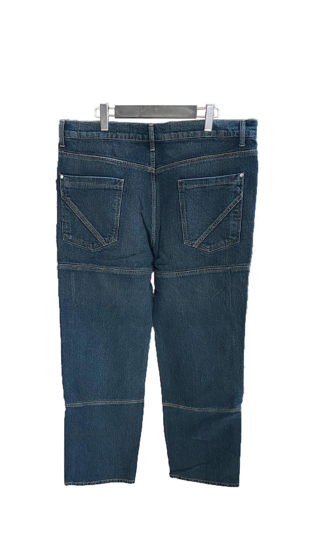 Motobike Jeans 6000 Fitilli Lacivert Motosiklet Pantolonu (Korumalar Hariç)