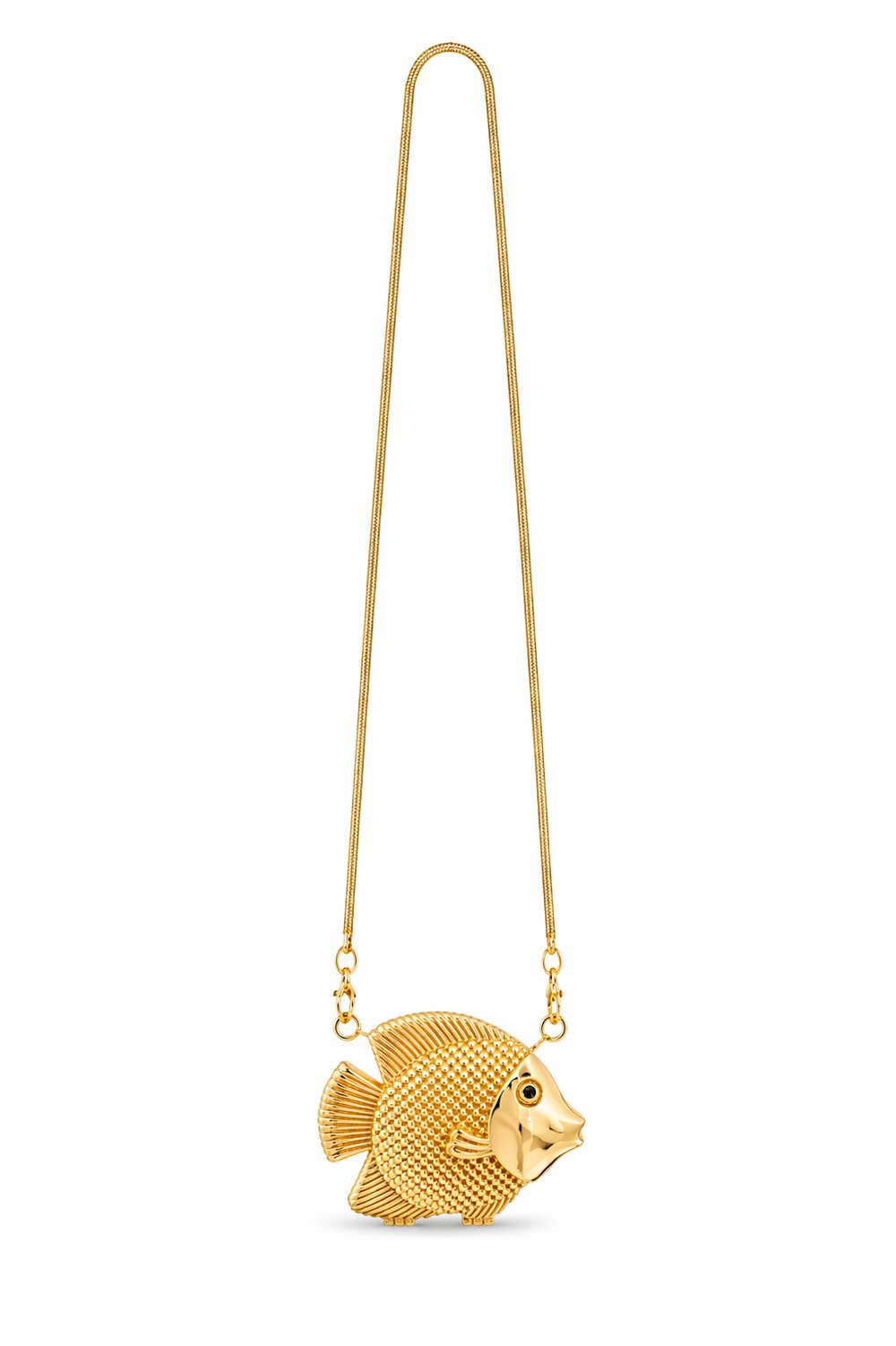 Mini Balık Gold Çanta