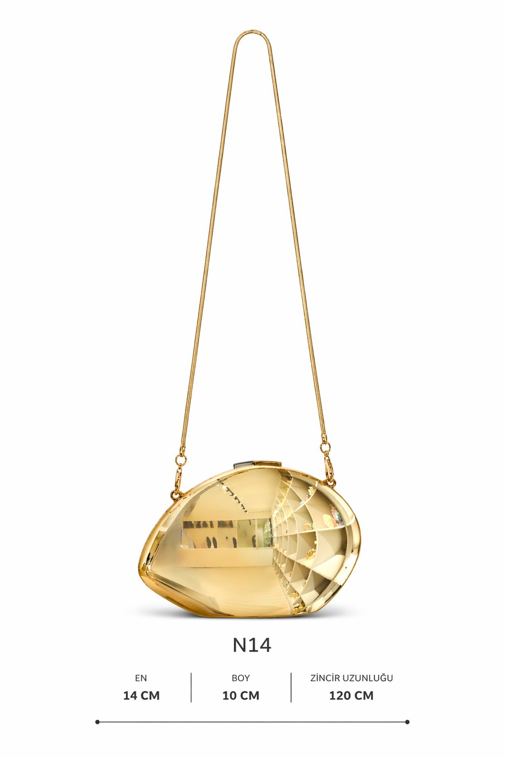 Mini Luna Gold Çanta