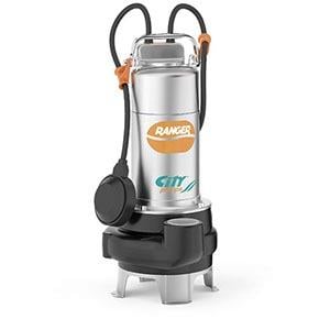  City Pumps RANGER 15/35 Vortex Pis Su Dalgıç Pompa Şantiye Kullanımı İçin 1.1 kW - 14 mSS