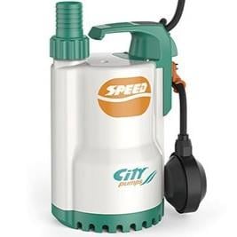  City Pumps SPEED 50M Dalgıç Drenaj Pompası Bodrum Sel Tahliyesi İçin 0.37 kW - 9 mSS