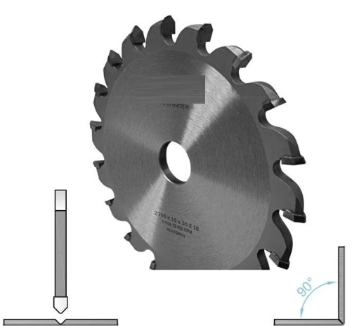 DaVinci 200x10x30mm 12 diş Alüminyum Derz Testeresi (Kertme Bıçağı) | Endüstriyel TCT Elmas Daire Testere