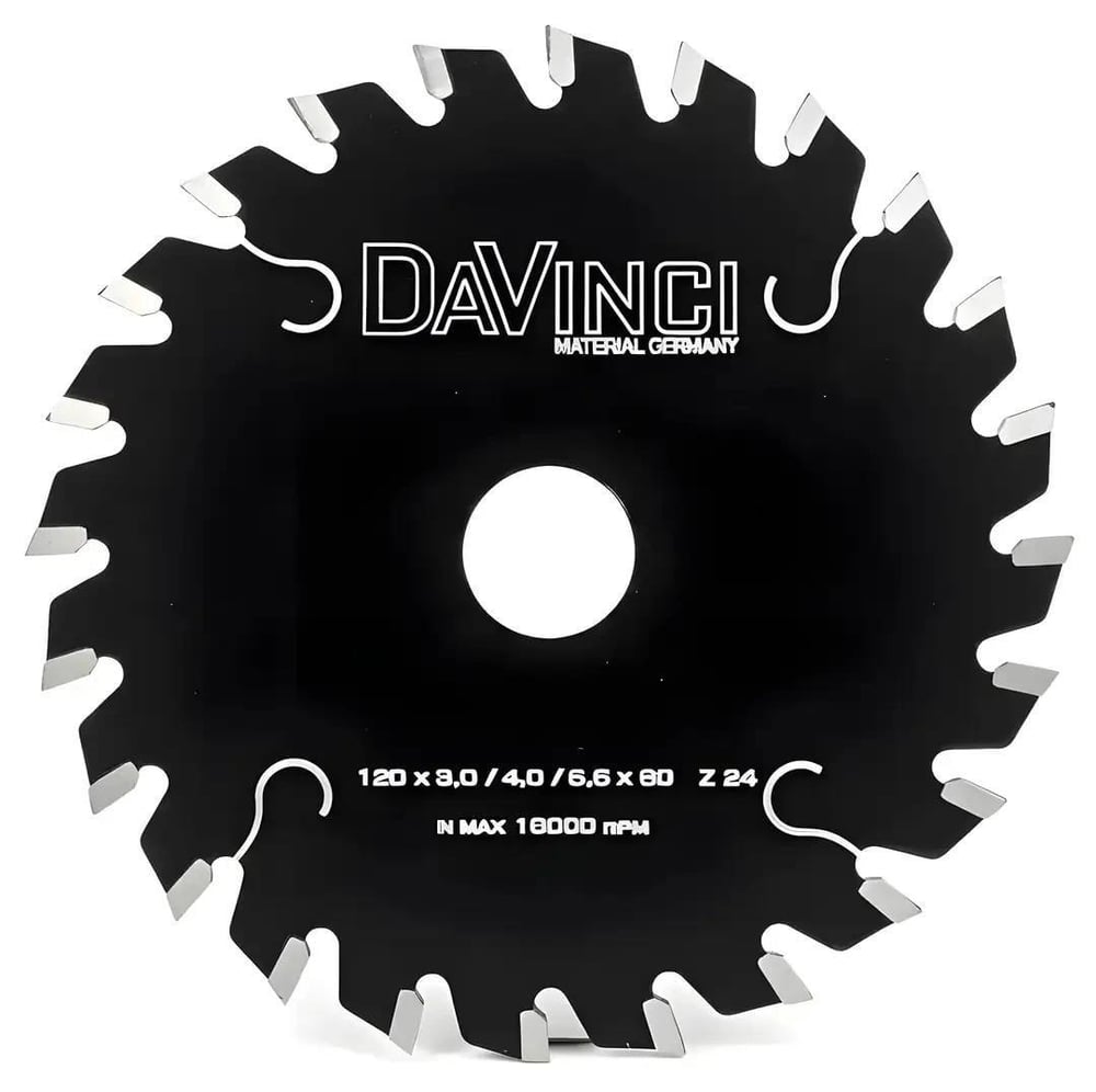 DaVinci 200x2,8/4,0x20mm 30+30 diş Çiftli Çizici Testere | Sunta & MDF & Laminant | Endüstriyel TCT Elmas Çizici