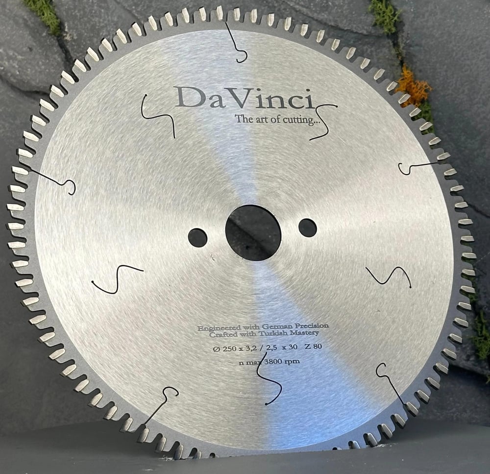 DaVinci 450x4x30mm 108 NEG diş Alüminyum and PVC Testeresi | Endüstriyel TCT Elmas Daire Testere